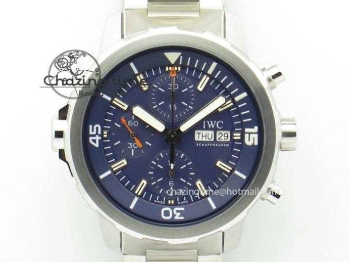 MIROTIME 0105 Aquatimer Chrono SS V6SF 1:1 Best Edition Blue Dial on SS Bracelet A Modern 7032